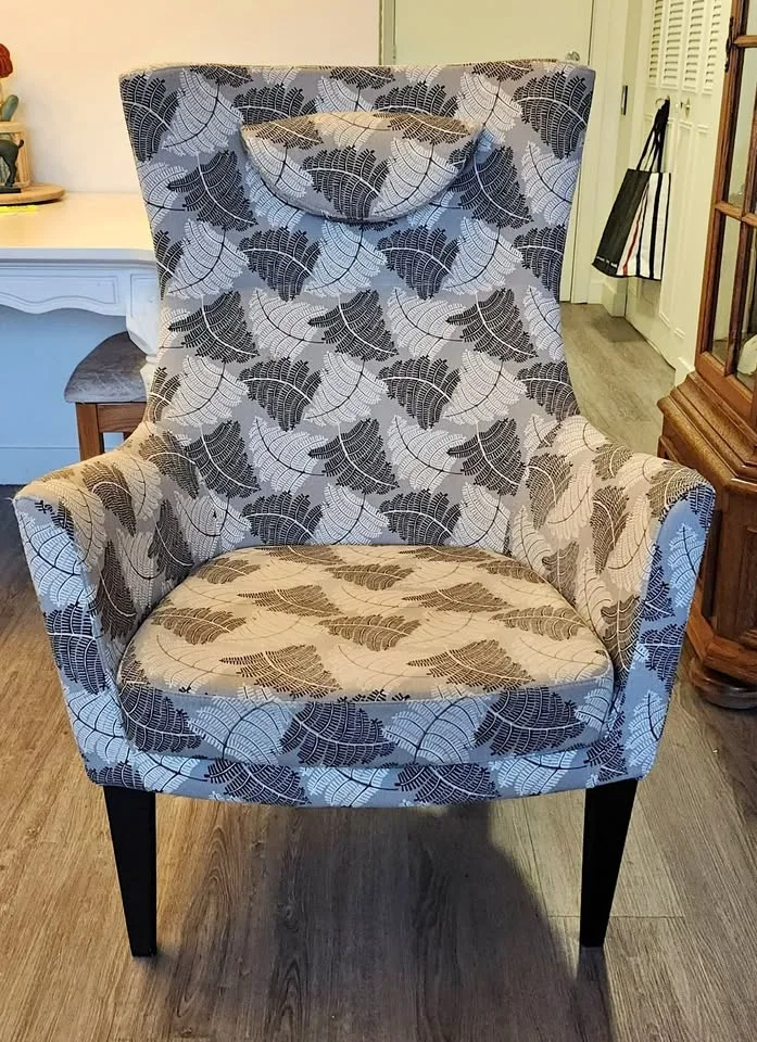 Ikea Armchair Accent Chair with Adjustable Headrest