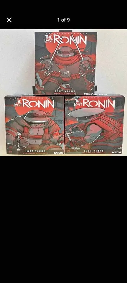 Last Ronin TMNT Figures: Donatello & Michaelangelo - New