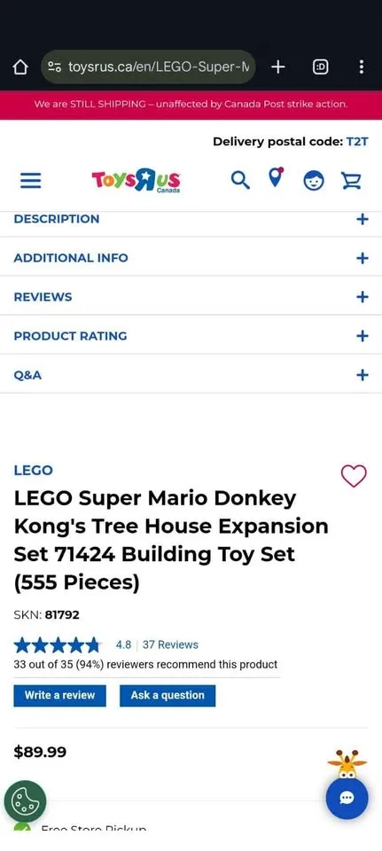 LEGO Super Mario Donkey Kong's Tree House 71424 (555 PC) image indicator(2)