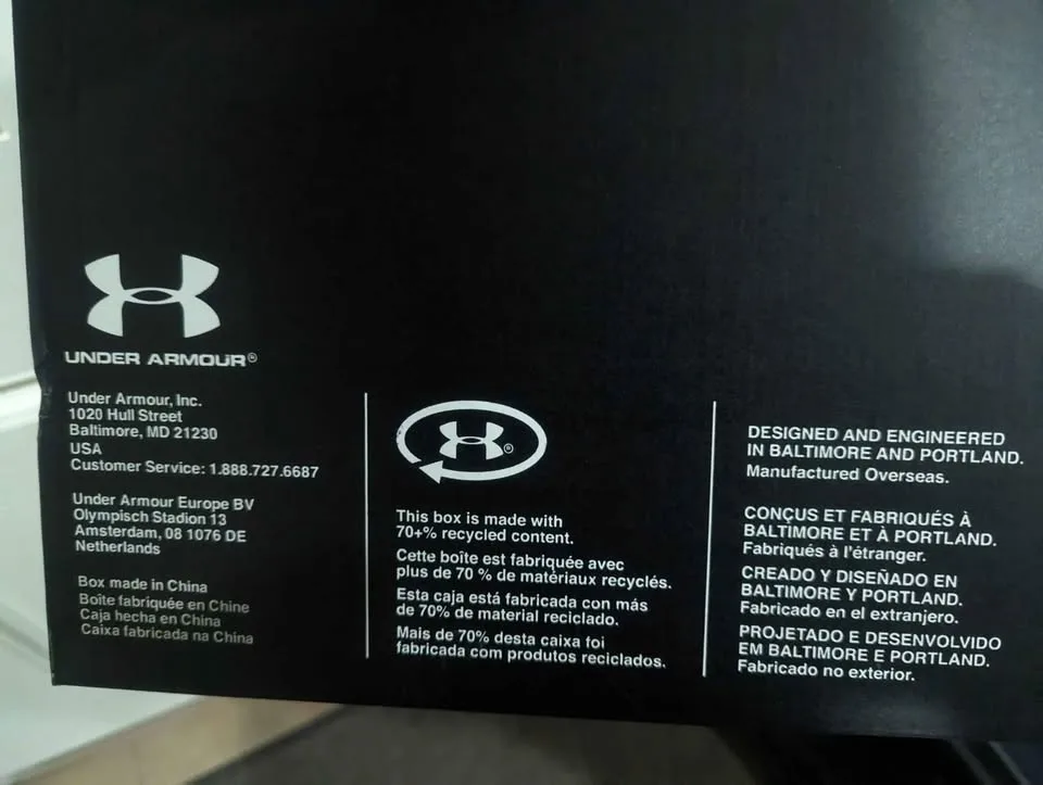 Brand new condition Men's Under Armour Charged shoes size 10 image indicator(7)