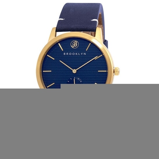 BROOKLYN WATCH CO. BoCoCa Quartz Blue Dial Men's Watch - photo 2