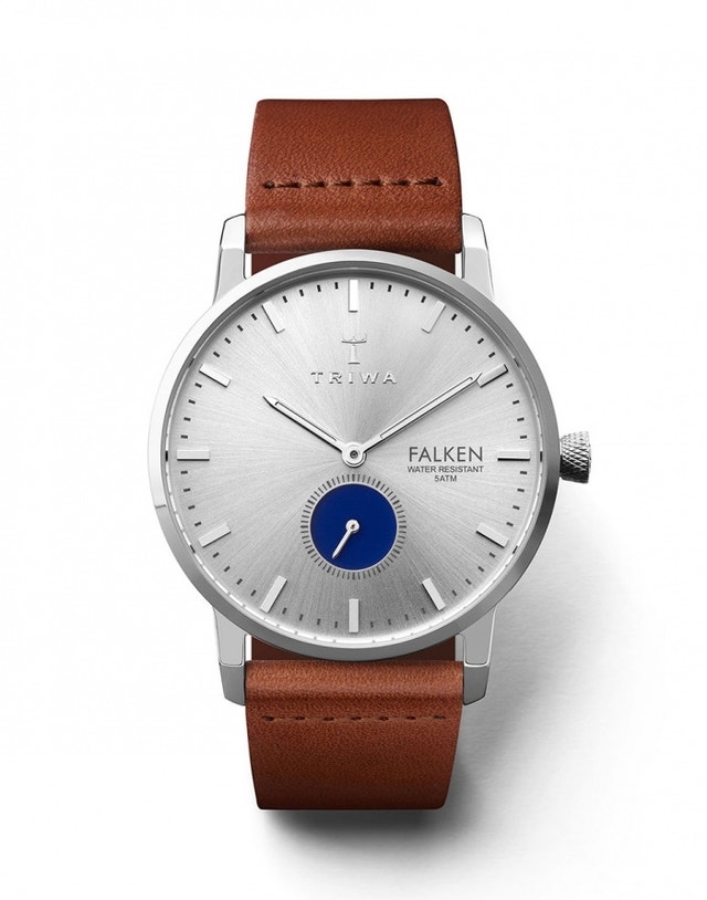 Triwa FAST111 Blue Eye Falken Brown Classic