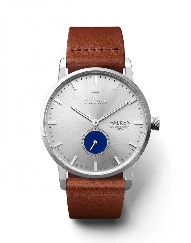 Triwa FAST111 Blue Eye Falken Brown Classic