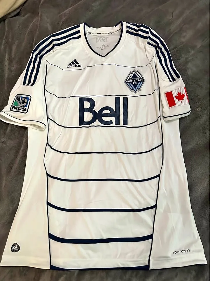 Vancouver Whitecaps FC Inaugural MLS Season Home Jersey – Size L
