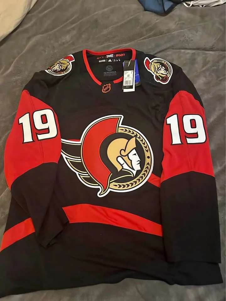 Ottawa Senators RR 2.0 Jersey – Batherson #19 – Size 54