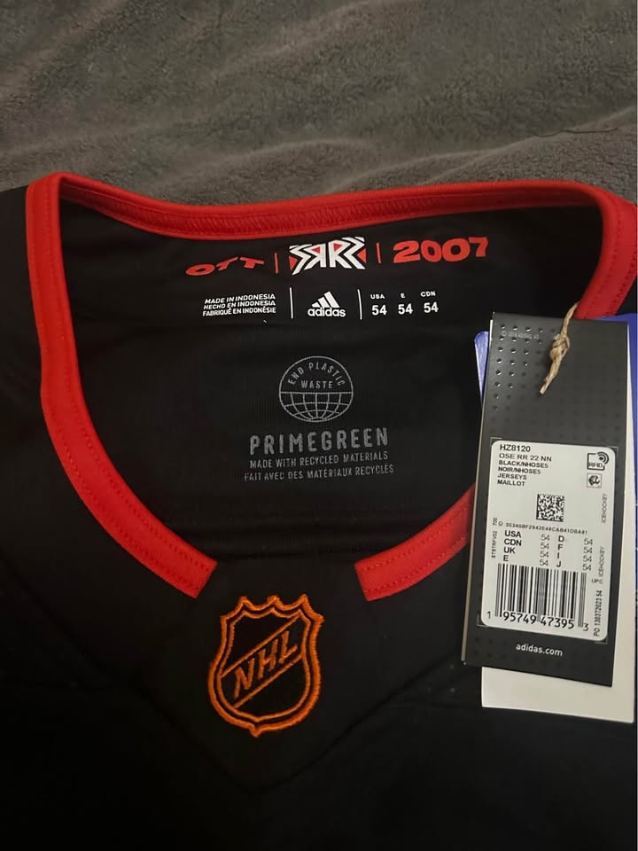 Ottawa Senators RR 2.0 Jersey – Batherson #19 – Size 54 - photo 2