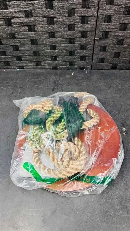 Wooden Round Disc Rope Swing 51”-73” Adjustable image indicator(5)