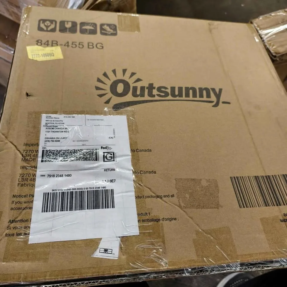 (Brand New - Open Box) Outsunny Beach Lounge Chair (2) image indicator(7)