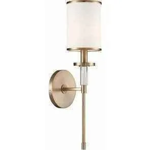 Hatfield Sconce Wall Light in Vibrant Gold