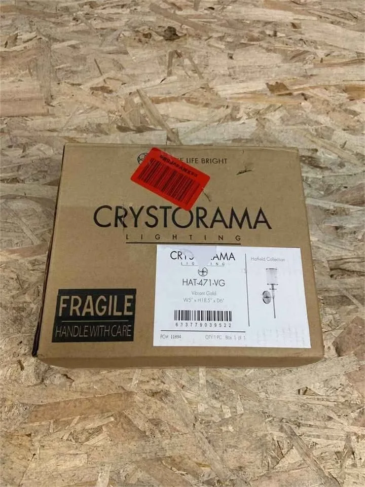 Hatfield Sconce Wall Light in Vibrant Gold image indicator(5)