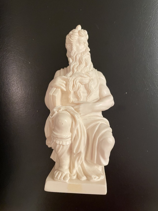 Vintage Italian Michelangelo’s “Moses” Sculpture - photo 2