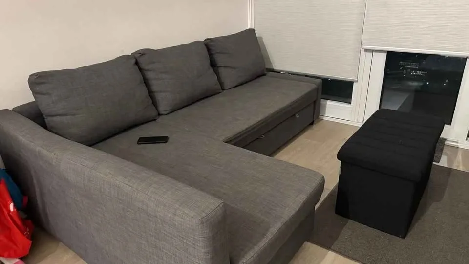 Ikea 3 seater sofa cum bed image indicator(4)