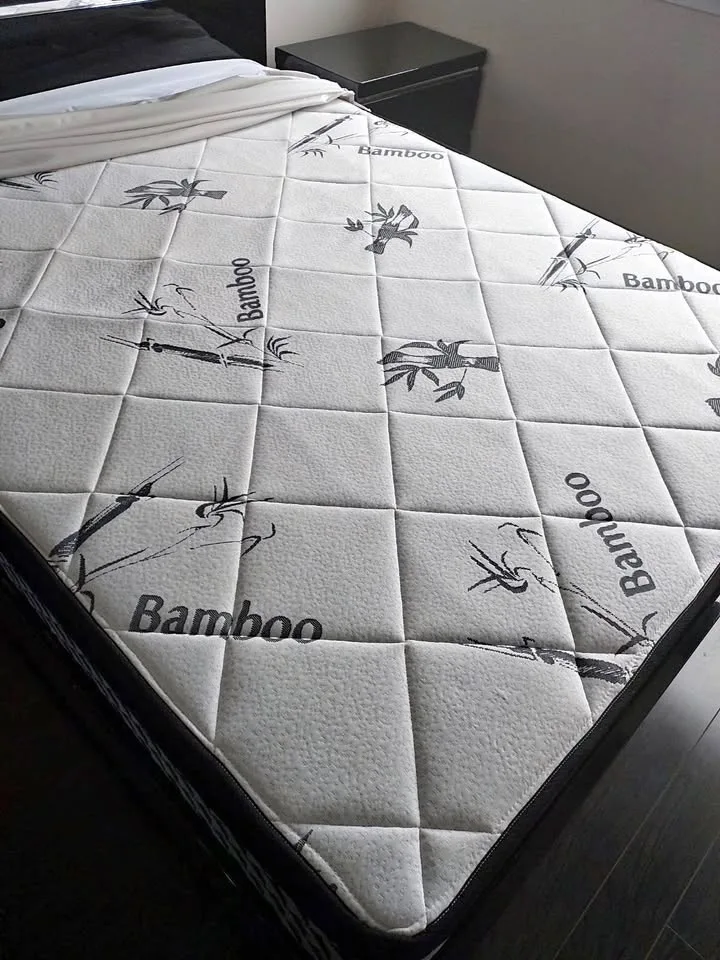 Queen Bamboo Mattress + Cover - Comfortable & Clean
