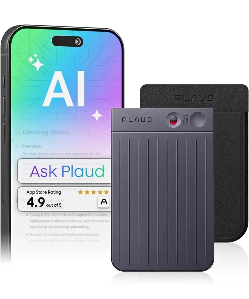 Plaud Note AI Voice Recorder - 64GB, Black (Brand New)