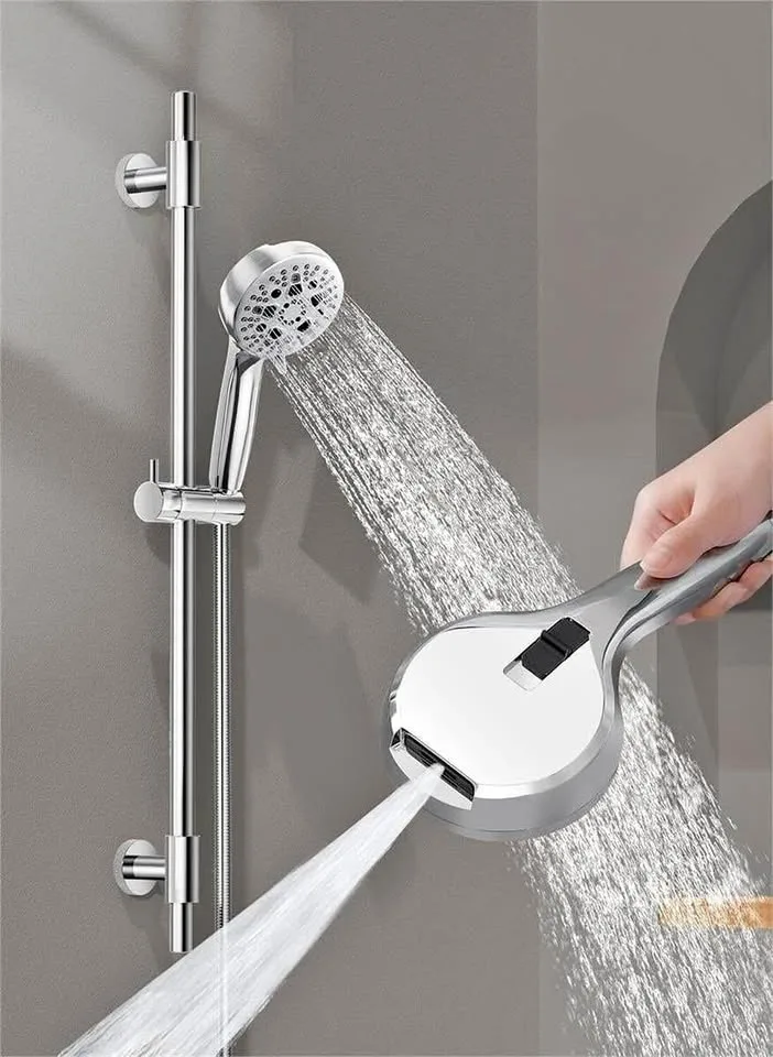 30" Shower Slide Bar, 9 Func, Stainless - New!