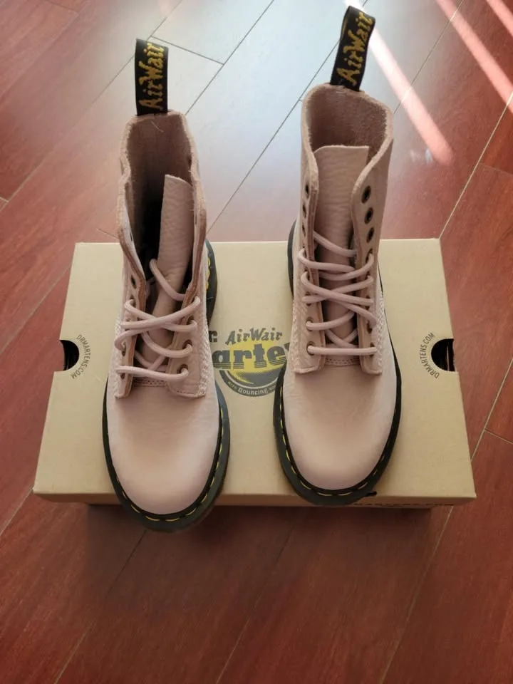 Dr. Martens Pascal Nubuck Leather Boots - Powder Pink image indicator(3)