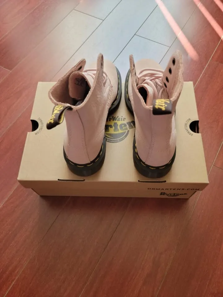 Dr. Martens Pascal Nubuck Leather Boots - Powder Pink image indicator(4)