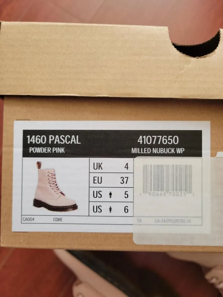Dr. Martens Pascal Nubuck Leather Boots - Powder Pink image indicator(6)