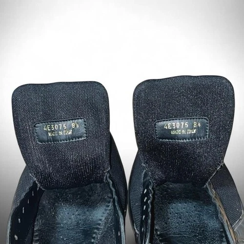 Prada America's Cup Black Leather Sneakers Size 8.5 - photo 5