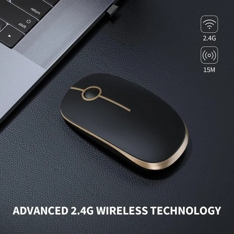 Vssoplor Wireless Mouse 2.4G Nano Receiver - New! image indicator(2)