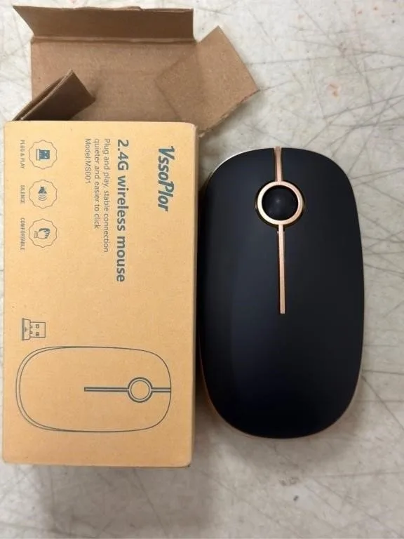 Vssoplor Wireless Mouse 2.4G Nano Receiver - New! image indicator(4)