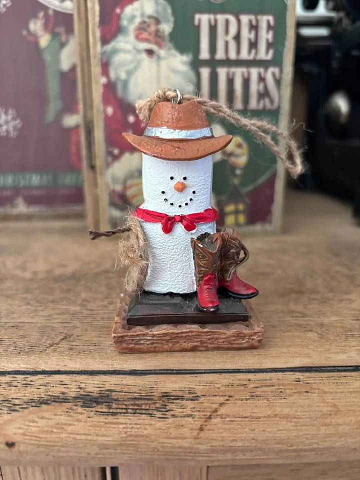 S'Mores Original 2020 Cowboy Boots Ornament