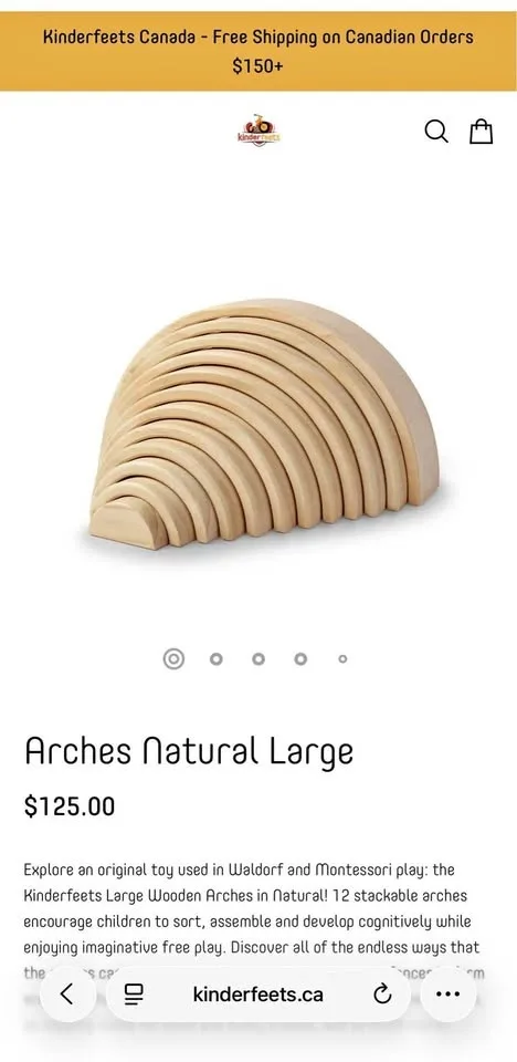 Kinderfeets Arches Natural Large *New