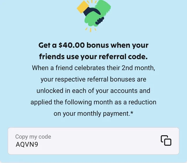 Mobile Plan get $40 credit code: AQVN9