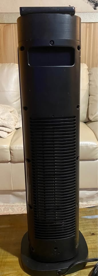 24-inch electric ceramic tower space heater with remote - photo 2