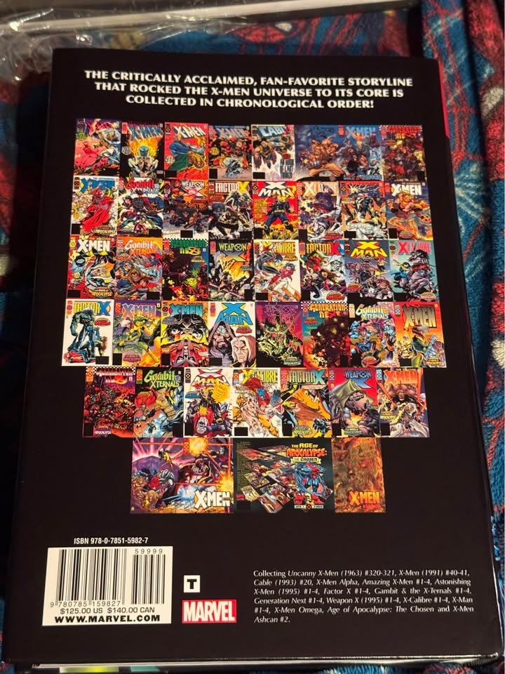 X-Men Age of Apocalypse Omnibus. Out of Print. Huge book! - photo 3