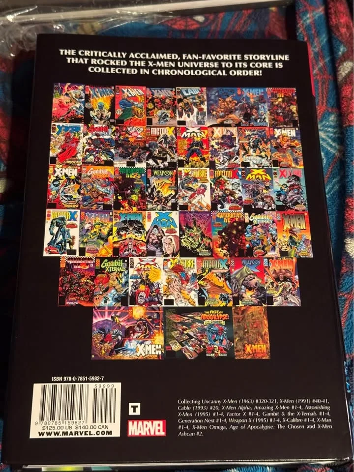 X-Men Age of Apocalypse Omnibus. Out of Print. Huge book! image indicator(3)