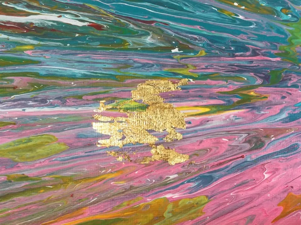 Abstract Painting, Acrylic on Canvas 36 x 24” image indicator(2)