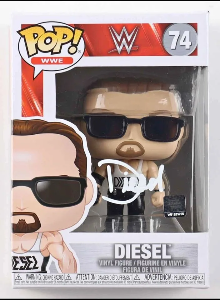 Kevin Nash DIESEL Autographed Funko POP Very RARE