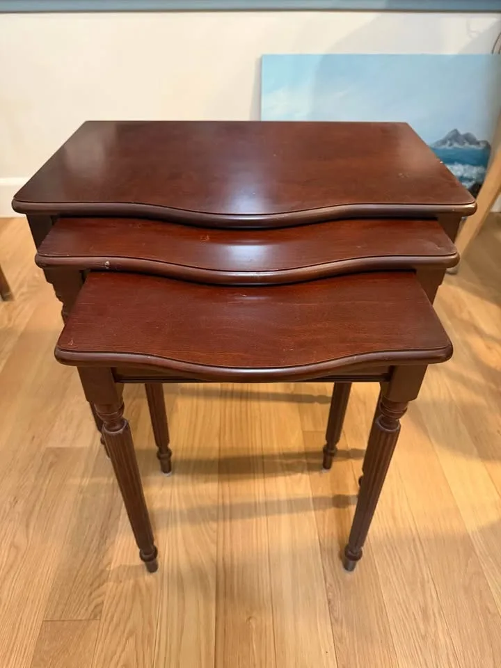 Three Tier Stackable Wood Stands image indicator(2)