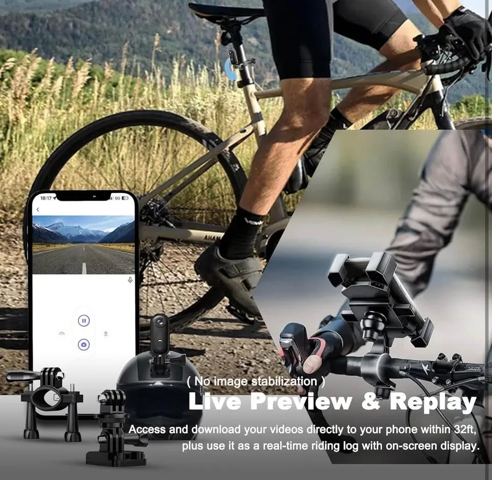 4K Mini Body Camera 128GB - Action Body Cam BRAND NEW image indicator(7)