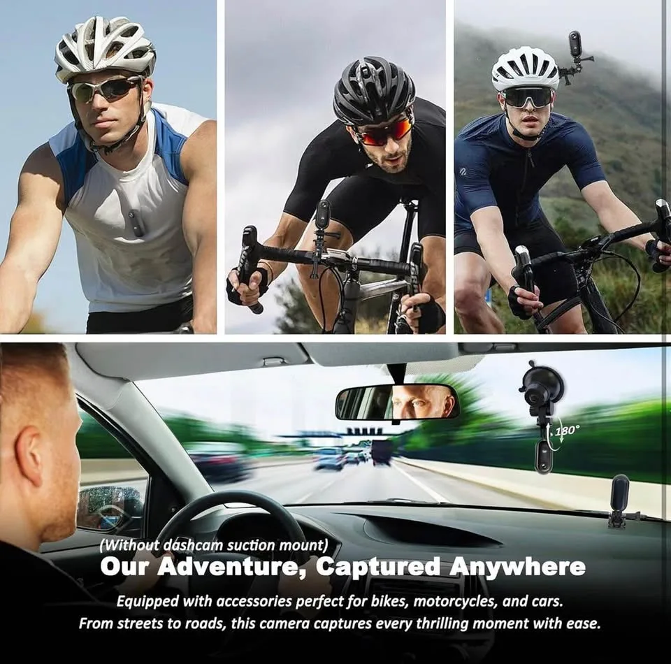 4K Mini Body Camera 128GB - Action Body Cam BRAND NEW image indicator(9)