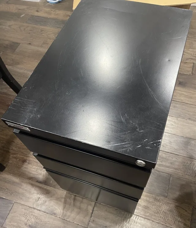 Mobile Pedestal File / 3 Drawers / Black image indicator(2)