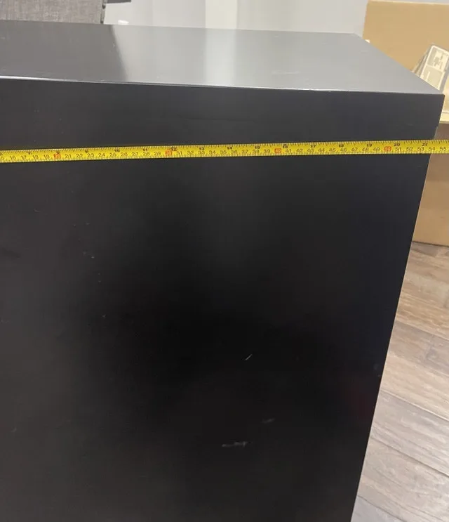 Mobile Pedestal File / 3 Drawers / Black image indicator(5)