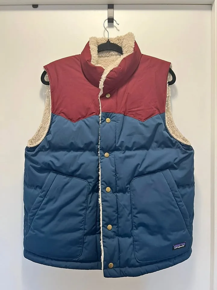 Patagonia Reversible Bivy Down Vest SIZE M