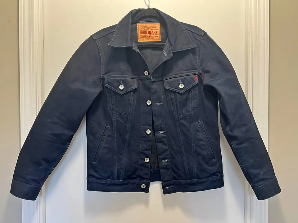 Iron Heart Type III 14oz Indigo Jacket SIZE 40
