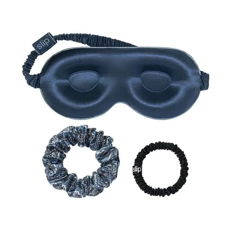 Slip silk mayfair beauty set (eye mask and scrunchie) image indicator(2)