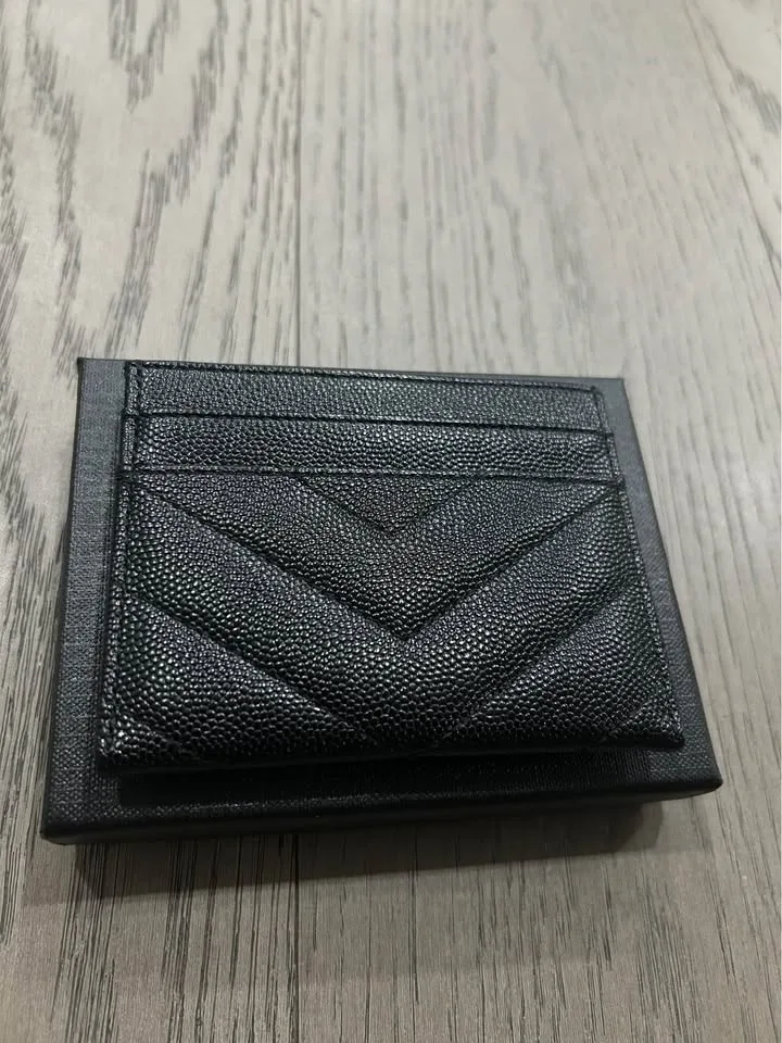 Ysl Women’s Wallet (50) Cardholder black leather image indicator(4)