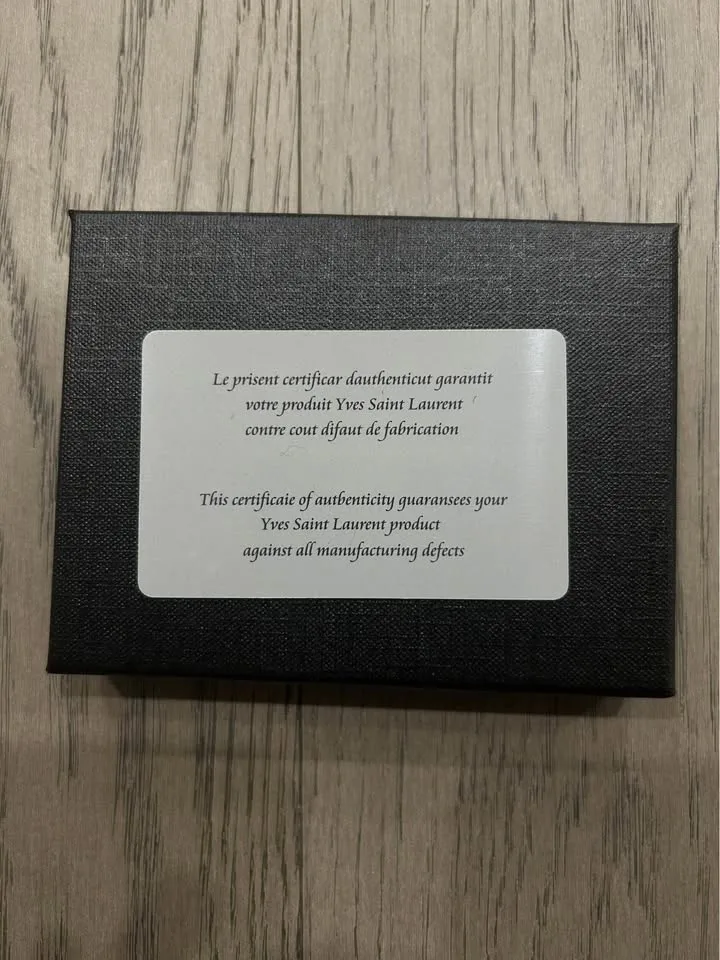 Ysl Women’s Wallet (50) Cardholder black leather image indicator(8)