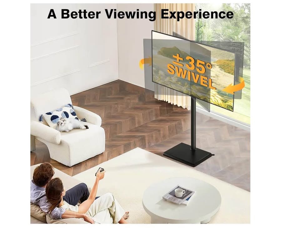 TVON Swivel Floor TV Stand 32-60 Inch TVs - photo 3