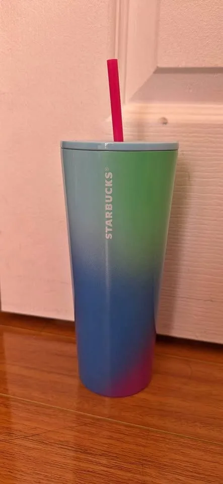 Multicoloured Starbucks Cup