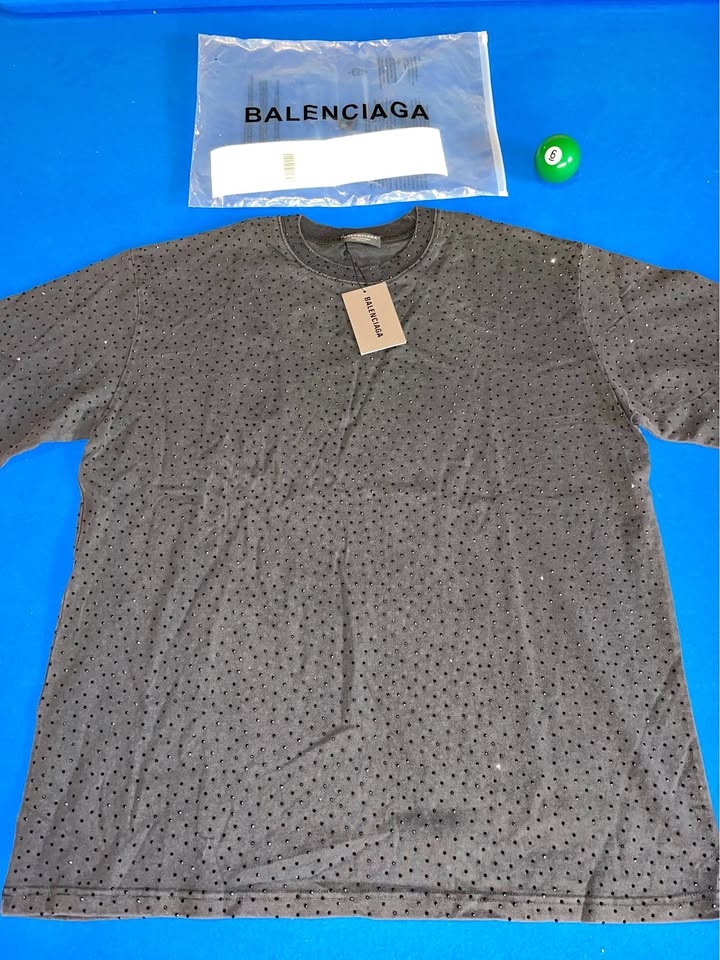 Balenciaga Rhinestone T Shirt Size L
