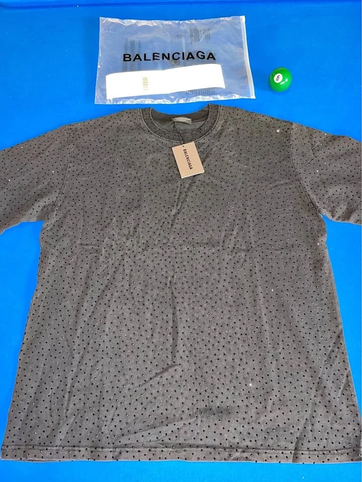 Balenciaga Rhinestone T Shirt Size L