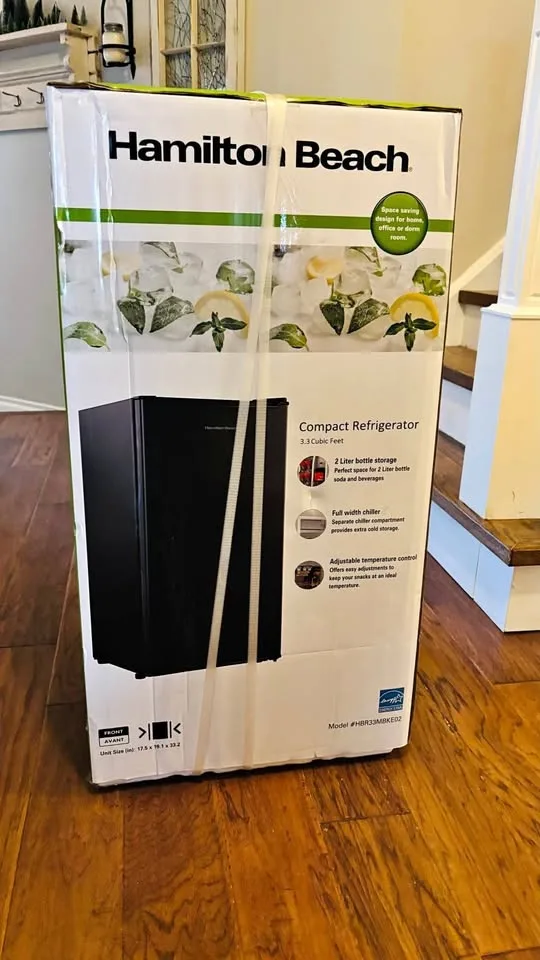 BNIB Hamilton Beach 3.3 cu.ft. Compact Refrigerator