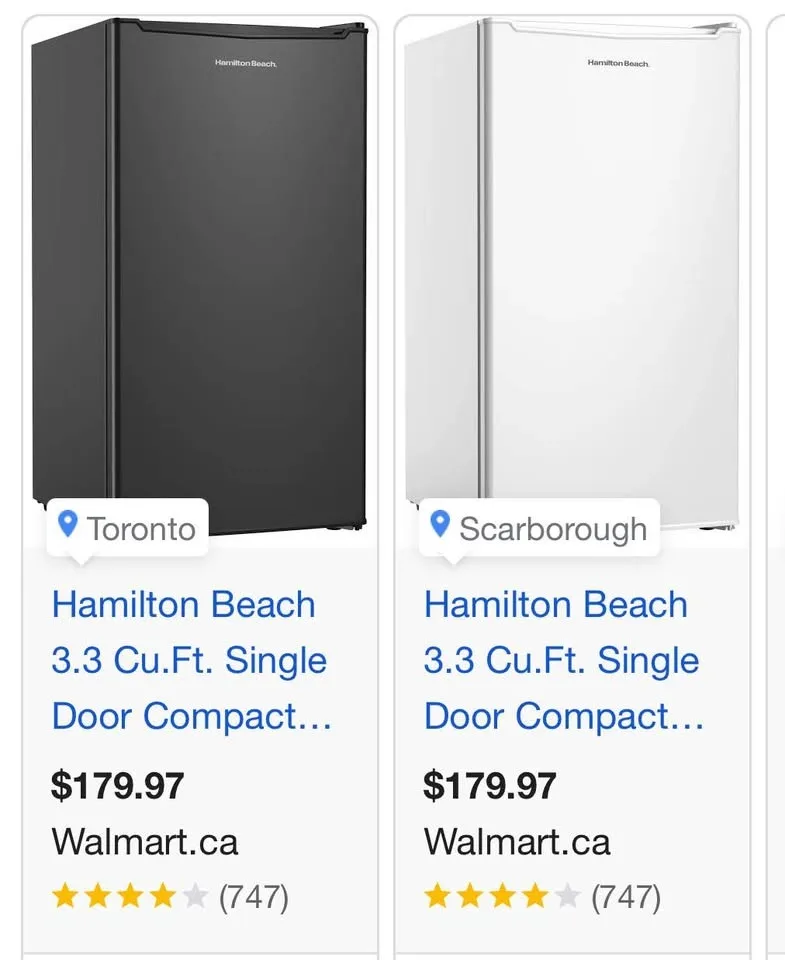 BNIB Hamilton Beach 3.3 cu.ft. Compact Refrigerator image indicator(5)