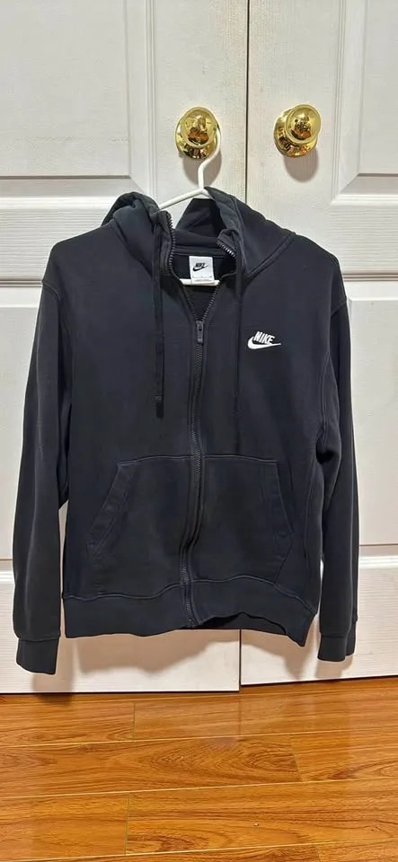 Black Nike Zip-Up Sweater